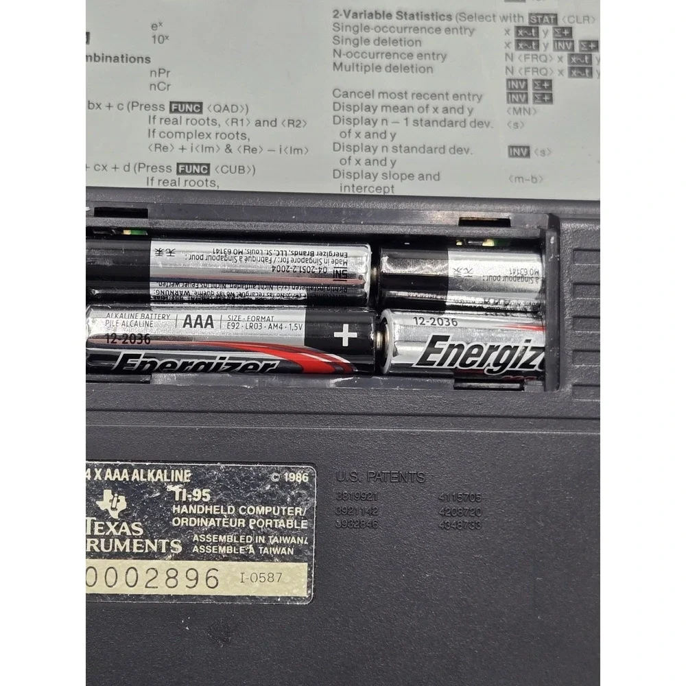 ProCalc Ti-95 Procalc Texas Instruments Calculator In Case With Reference Guide